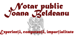 Notar public Ioana Beldeanu Notar public Ioana Beldeanu